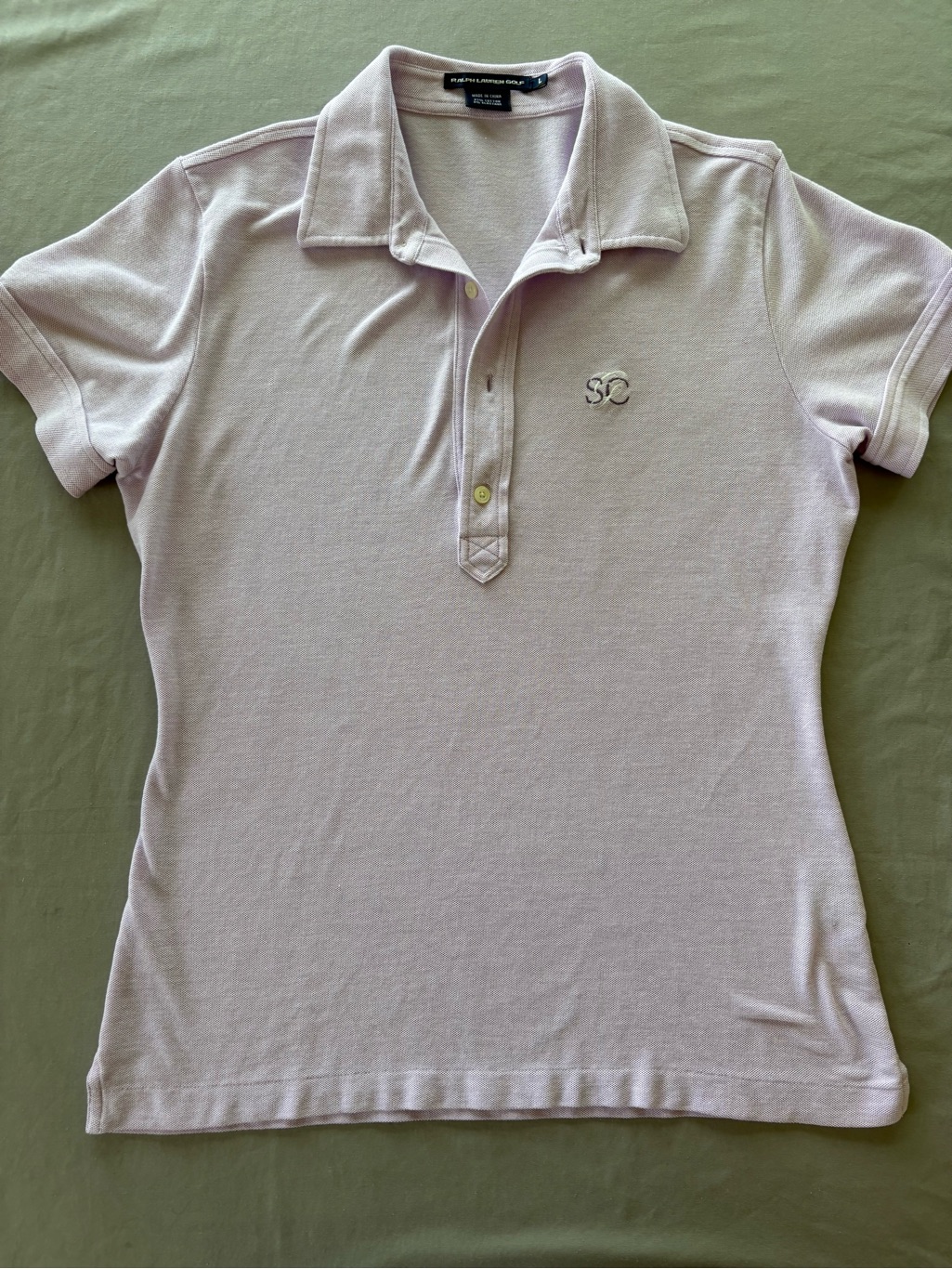 Ralph Lauren Golf Lilac Polo Shirt